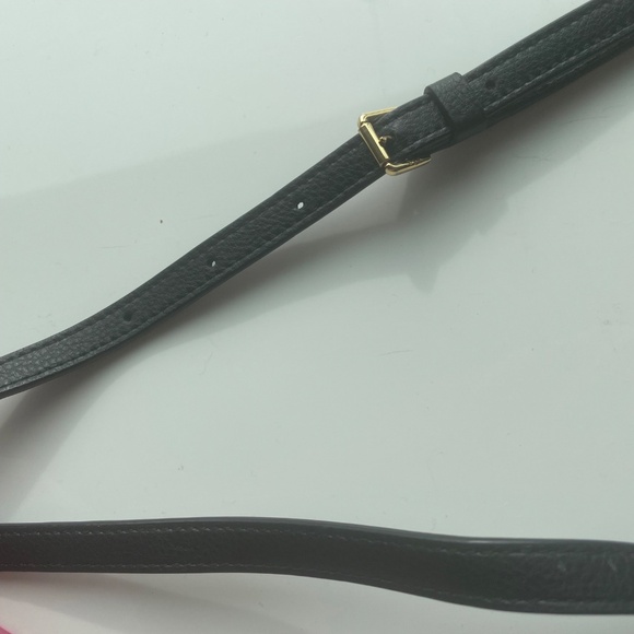 LRL Leather crossbody shoulder bag | Black - Picture 4 of 16